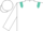 Silk - White, Turquoise Logo and Epaulets