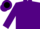 Silk - Purple 'AHA' in a Teal disc