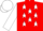 Silk - NAVY, red emblem, white stars, red stripes on white sleeves, navy cap