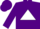 Silk - Purple and White Triangle Quarters