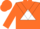 Silk - Orange, White Triangle, White Chevron