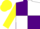 Silk - Purple and White (quartered), Yellow sleeves and cap
