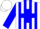 Silk - WHITE, blue cross, blue stripes on sleeves, white cap