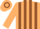 Silk - Beige and Brown stripes, Beige sleeves, hooped cap
