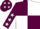 Silk - Maroon and White (quartered), Maroon sleeves, White stars and stars on cap