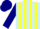 Silk - Light Blue, Yellow Stripes on Navy Blue Sleeves, Navy Blue Cap