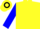 Silk - Raspberry, Film Strip Emblem, Film Strip on Yellow Hoop on Blue Sle