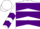 Silk - White, purple Pegasus, purple hoops, chevrons & cuf