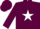 Silk - Maroon, White 'T' and Star, White