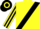 Silk - Yellow, Black sash, striped sleeves, hooped cap