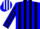 Silk - Blue, Black Stripes on White Panels, Black Stripes on White Ho