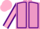 Silk - Mauve, Purple seams, Pink sleeves, Purple seams, Pink cap