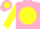 Silk - Pink, Pink 'R' on Yellow disc, Yellow Sleeves