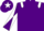 Silk - Purple, White epaulets, diabolo on sleeves and star on cap