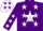 Silk - Purple, white star B, white stars