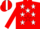 Silk - NAVY, red emblem, white stars, red stripe