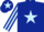 Silk - Dark Blue, Light Blue star, striped sleeves and star on cap