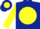 Silk - Dark Blue, Yellow disc, Dark Blue Emblem, Yellow Sle