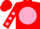 Silk - Red, Pink disc, Red 'CO', Pink spots on Sleeves, Red Cap