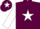 Silk - Maroon, White star, sleeves and star on cap