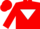 Silk - Red, white inverted triangle