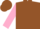 Silk - Brown, Pink Sleeves, Pink and Brown Cap