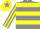 Silk - GREY & YELLOW HOOPS, striped sleeves, yellow cap, grey star