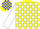 Silk - Yellow, Blue Emblem on Back, White Blocks on Sleeves