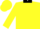 Silk - Yellow, Black Emblem and Collar, Black Chevro