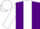 Silk - Purple, white stripe, sleeves and cap