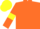 Silk - Orange, yellow armlets and cap