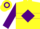Silk - Yellow, Purple Diamond Hoop, Purple Sleeves, Yellow Ca