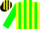 Silk - Yellow, Black 'J' on Green Shamrock, Green Stripes on Sleeves
