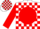 Silk - White, Red disc, White 'HO', Red Blocks on Sleeves, Red Ca