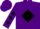 Silk - Purple, purple 'WG' on black diamond, black diamonds on sleeves, bl