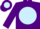 Silk - Purple, purple 'MNS' on light blue disc,