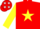 Silk - Red, Yellow star and sleeves, Red cap, White stars