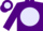 Silk - PURPLE, Purple 'M' in Lavender disc,