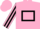 Silk - Pink, Black hollow box, striped sleeves
