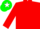 Silk - Red, Green cap, White star