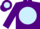 Silk - Purple, purple 'MNS' on light blue disc, purple c