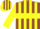 Silk - Brown, Yellow Hoop, Yellow Stripes on Sleeves