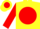 Silk - Yellow, yellow 'RTR' on red disc, yellow bars on red sleev