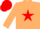 Silk - Beige, Red star, Red cap
