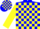 Silk - Blue, Yellow 'SL', Yellow Blocks on Sleeves