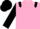 Silk - Hot pink, black 'BB', black epaulets, black sleeves and cap