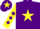 Silk - Purple, Yellow star, Yellow sleeves, Purple diamonds, Purple cap, Yellow star