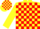 Silk - Yellow, Red Blocks, Yellow Sleeves