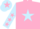 Silk - Pink, Light Blue star, Light Blue sleeves, Pink stars, Light Blue cap, Pink star