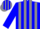 Silk - Blue, Grey Stripes, Grey Band on Blue Sleeves